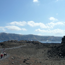 11 - Néa Kaméni le cratère de Santorin
